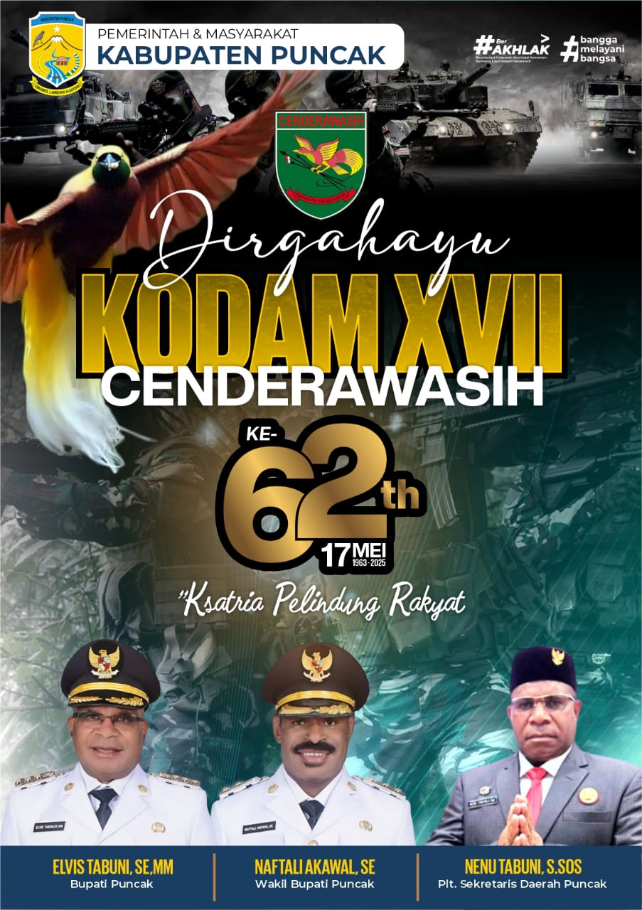 DIRGAHAYU KODAM XVII CENDRAWASI